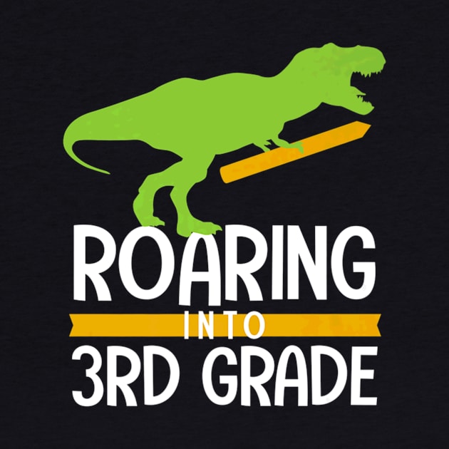 Dinosaur Roaring 3rd Grade by Brothers With Ax Sticks